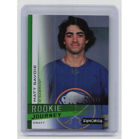2023-24 Upper Deck Synergy Hockey Rookie Journey Matt Savoie #RJ-14 Draft /999
