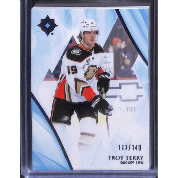 2023-24 Upper Deck Ultimate Collection Troy Terry Anaheim Ducks #36 117/149 Hockey Card