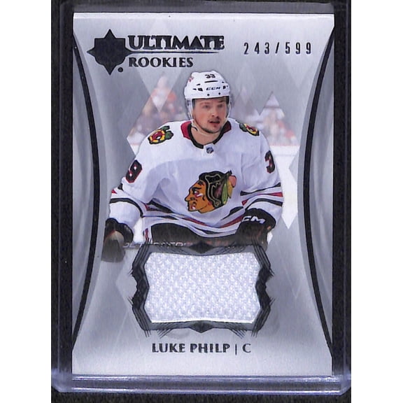 2023-24 Upper Deck Ultimate Collection Ultimate Rookies Luke Philp #135 /599 Jersey Patch