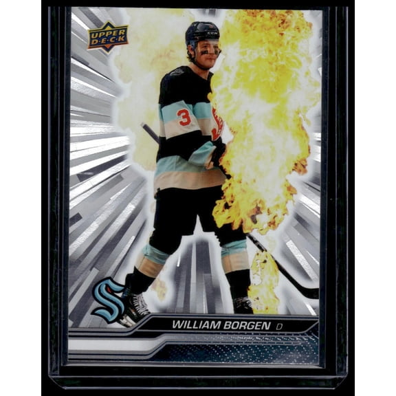 2023-24 Upper Deck William Borgen #621 Outburst Silver