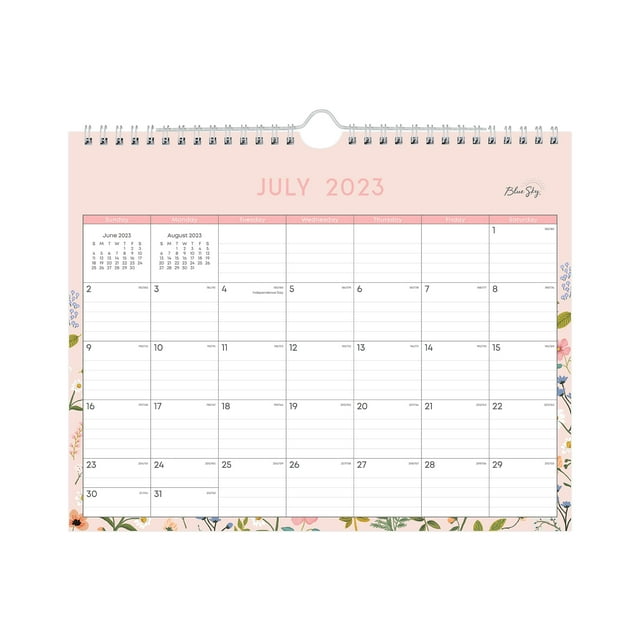 202324 Wall Calendar, 11x8.75, Blue Sky, Ruth
