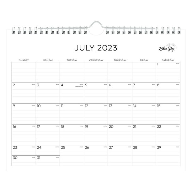 202324 Wall Calendar, 11x8.75, Blue Sky, Standard