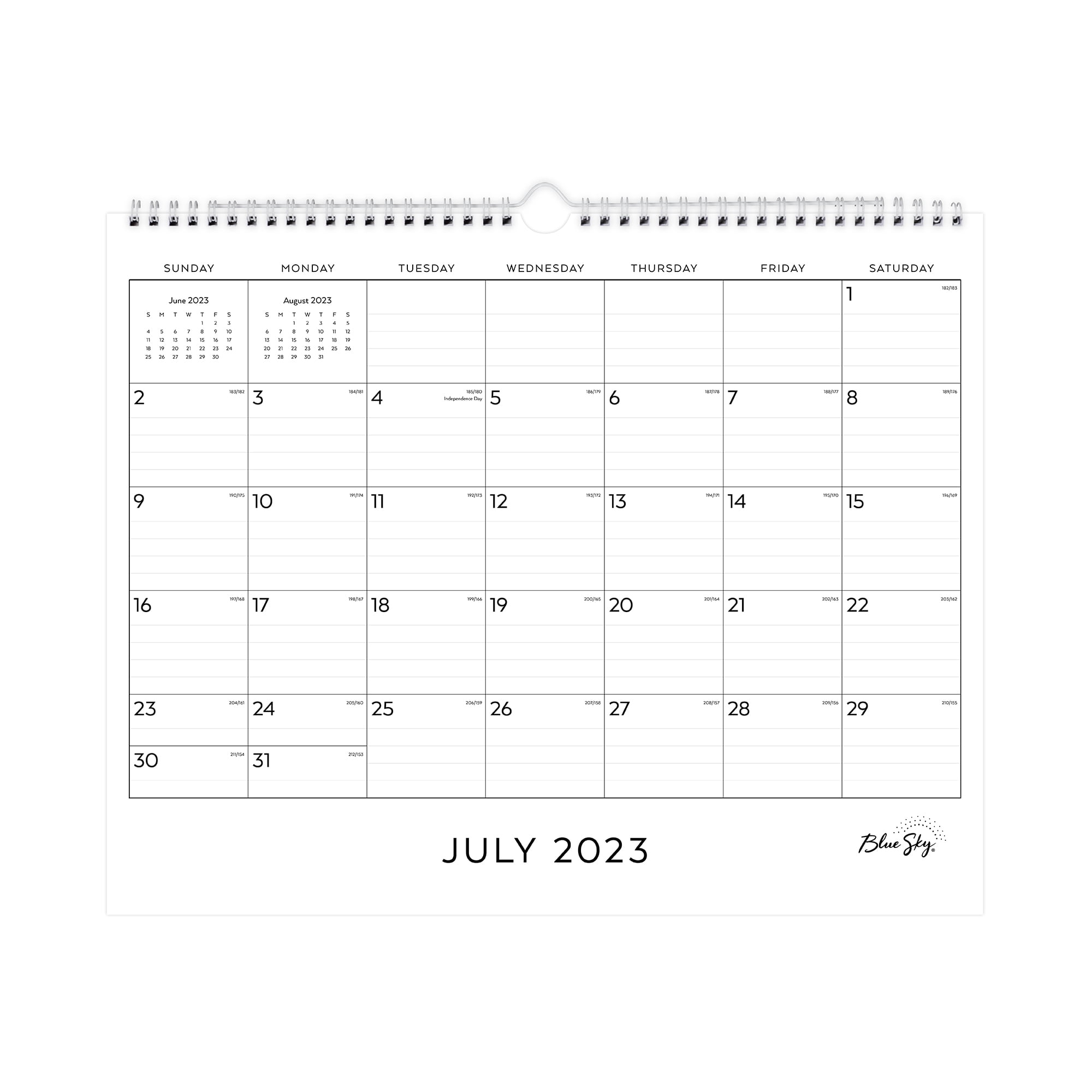 202324 Wall Calendar, 15x12, Blue Sky, Standard