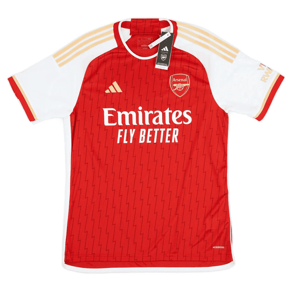 Adidas Official Home Arsenal Jersey 2023/2024 -Red-Gold | M