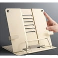 thumbnail image 1 of 2023 Adjustable Portable Metal Adjustable Reading Book Holder Support Document Shelf Bookstand Tablet Music Score Recipe Stand, 1 of 10