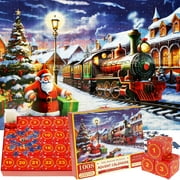 2023 Advent Calendar Christmas Puzzles Christmas Countdown Calendar Puzzles 1008 Pieces Christmas Puzzle in 24 Boxes Creative Countdown Calendars Christmas Gifts for Kids Adults