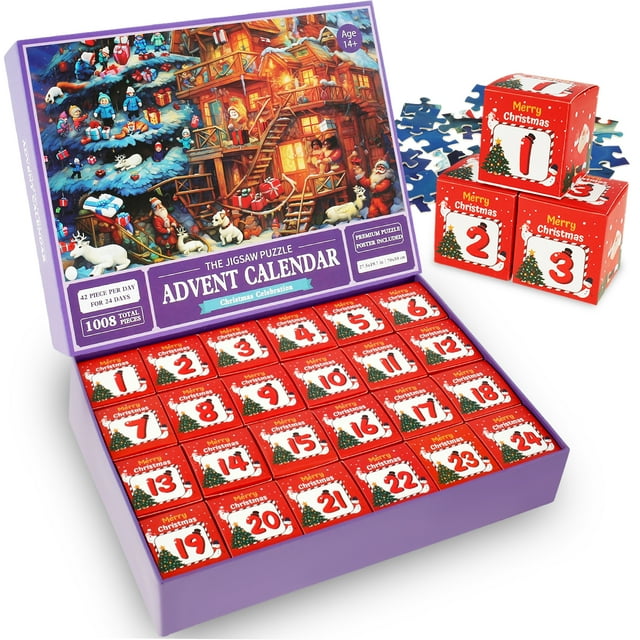 2023 Advent Calendar Christmas Puzzles Christmas Countdown Calendar