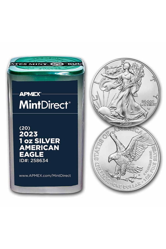2023 American Silver Eagles (20-Coin MintDirect Tube)