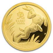 2023 Australia 1/10 oz Gold Lunar Rabbit Proof Coin Only