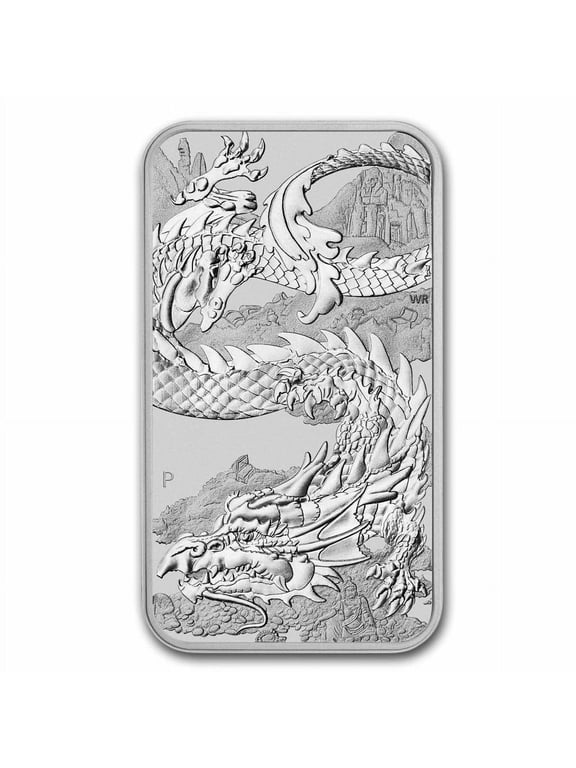 2023 Australia 1 oz Silver Dragon Rectangular Coin BU