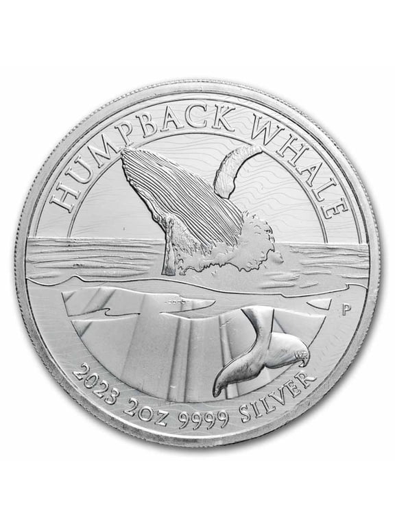2023 Australia 2 oz Silver Humpback Whale BU