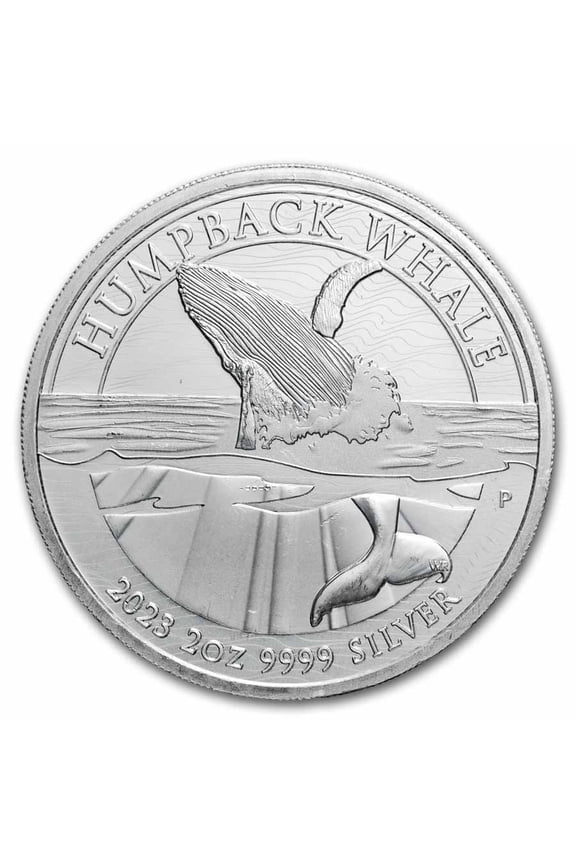 2023 Australia 2 oz Silver Humpback Whale BU