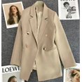 2023 Autumn New Suit Jacket Women‘s Koreanstyle straight casual loose