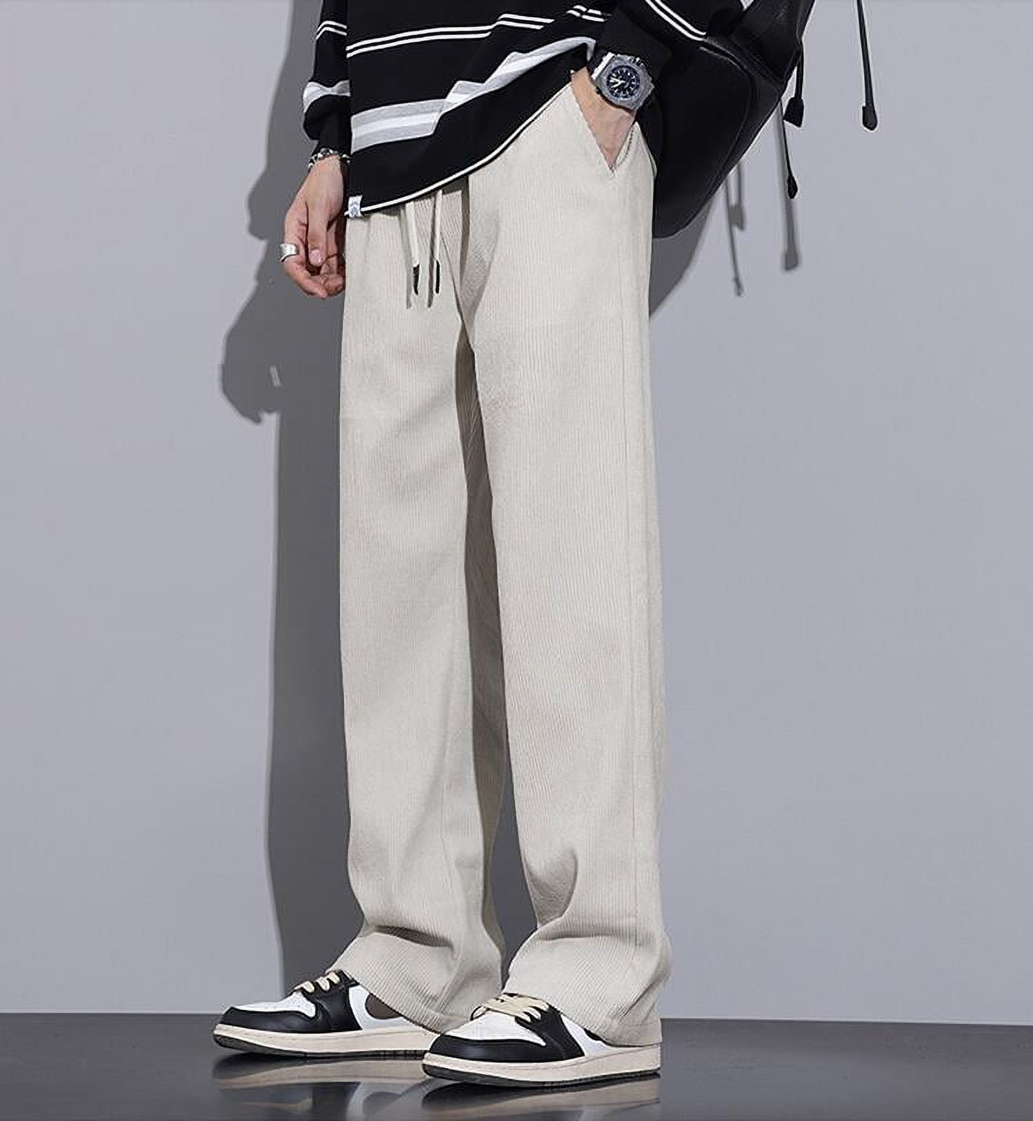 2023 Autumn/Winter New Thick Boys' Casual Pants Loose Pants Men's