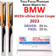 thumbnail image 1 of 2023 BMW M235i xDrive Gran Coupe Performance Beam Wipers (Set of 2), 1 of 3