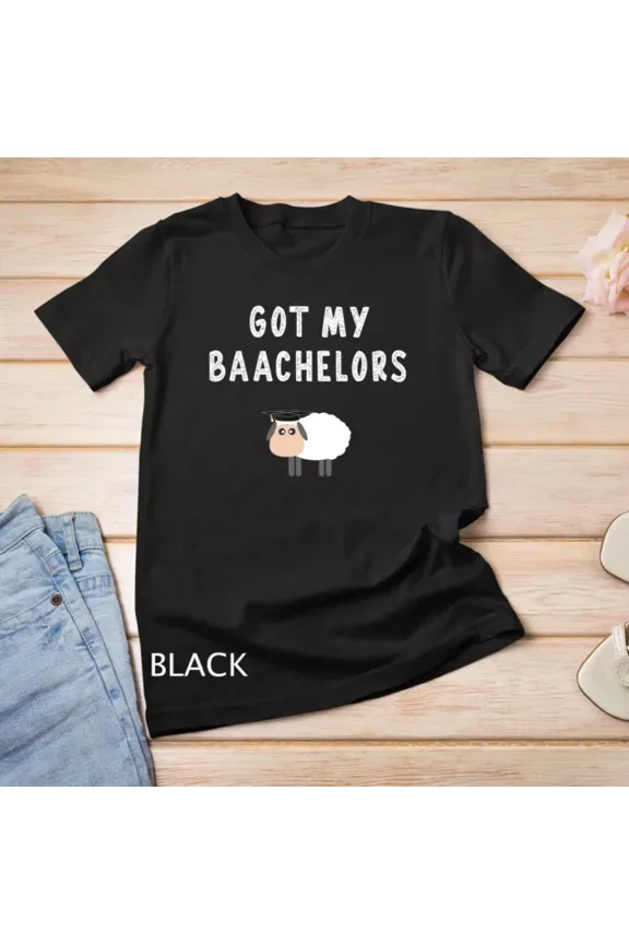 2023 Bachelors Degree College Graduation Gifts Funny Sheep Unisex T-Shirt Unisex S-5XL Hot Trending Shirt, Vintage Birthday Gift