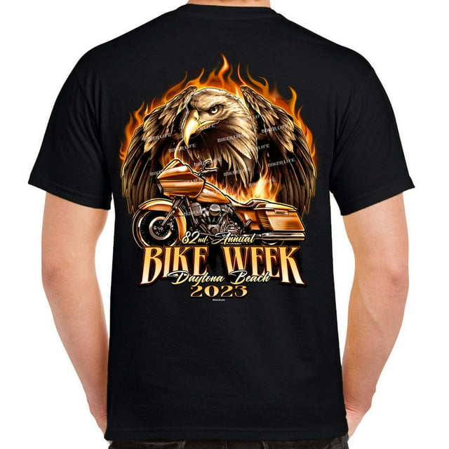 2023 Bike Week Daytona Beach Freedom Flame Bagger TShirt