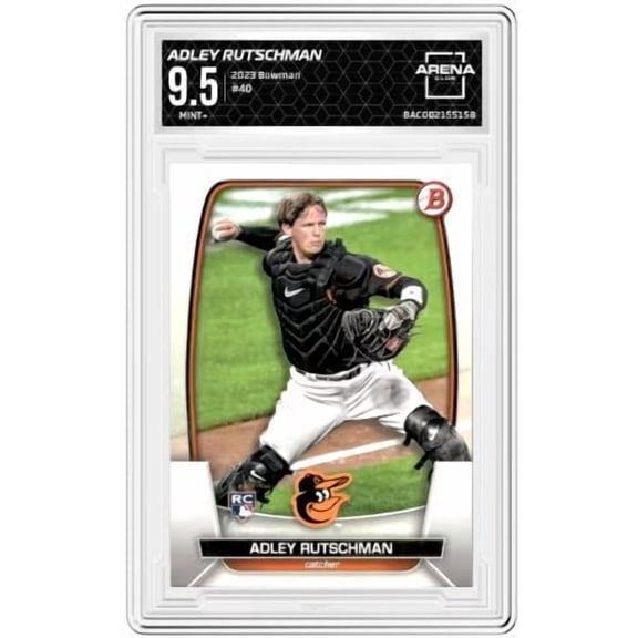 Graded 2023 Bowman Adley Rutschman #40 Arena Club 9.5 Baseball Card