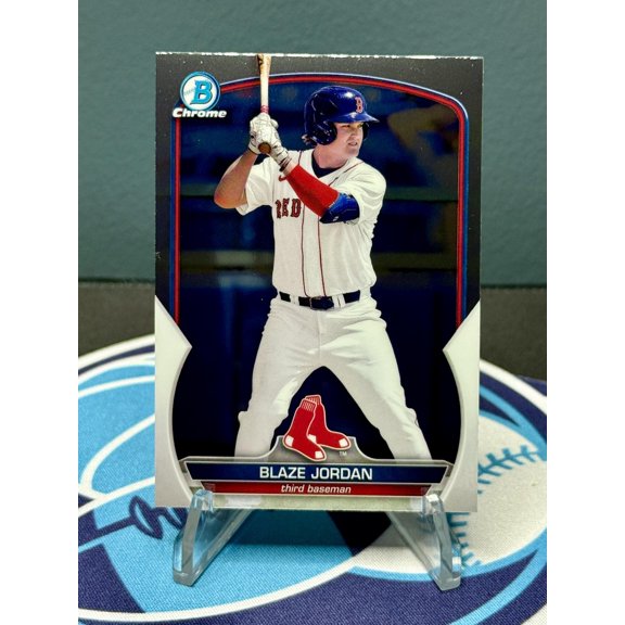 2023 Bowman Chrome Prospects BCP-101 Blaze Jordan Boston Red Sox Baseball Card