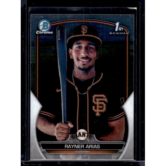 2023 Bowman Chrome Prospects Rayner Arias BCP-222 San Francisco Giants Baseball Card
