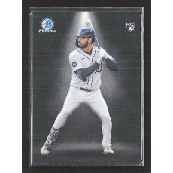 2023 Topps Bowman Chrome Spotlight Riley Greene RC BS-10 Detroit Tigers Baseball Card
