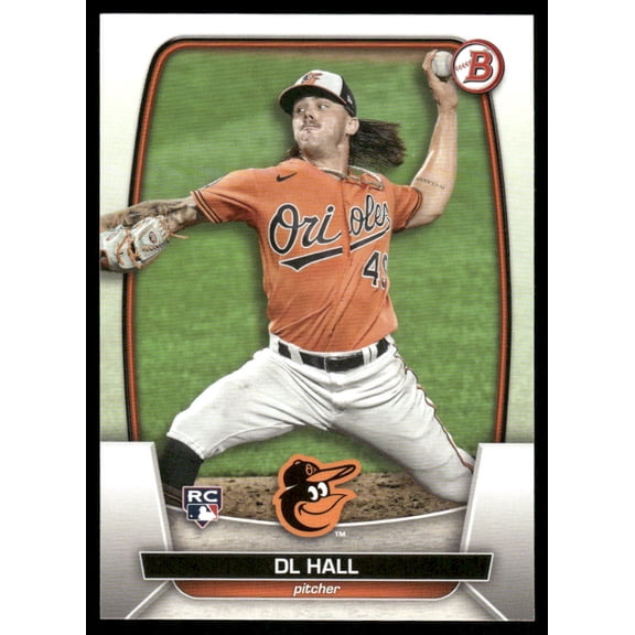 2023 Bowman Trading Card DL Hall RC #9 Baltimore Orioles Baseball