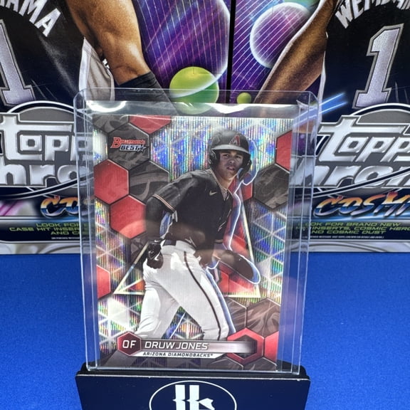 2023 Bowman Druw Jones #TP - 8 Wave Parallel/Variety Rookie Insert Arizona Diamondbacks MLB Baseball Trading Card