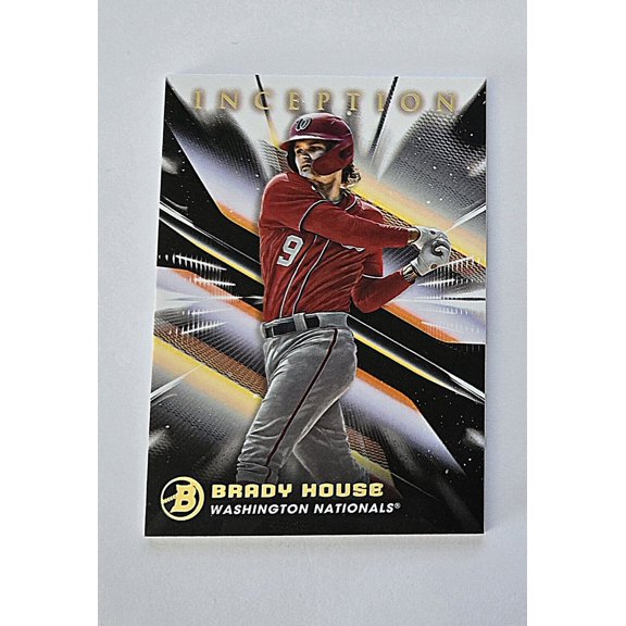 2023 Bowman Inception Inception Brady House #51 Washington Nationals Baseball Card