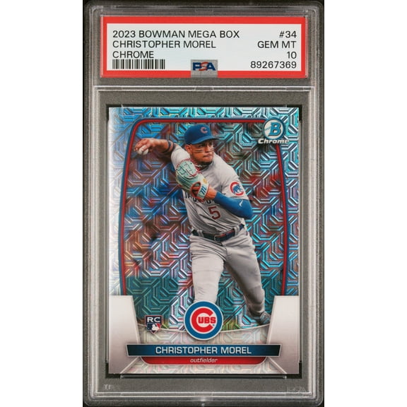 2023 Bowman Mega Box Chrome Christopher Morel #34 PSA 10