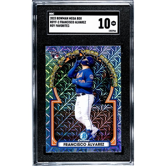 2023 Bowman Mega Box Francisco Alvarez #ROYF-2 Roy Fav. SGC 10
