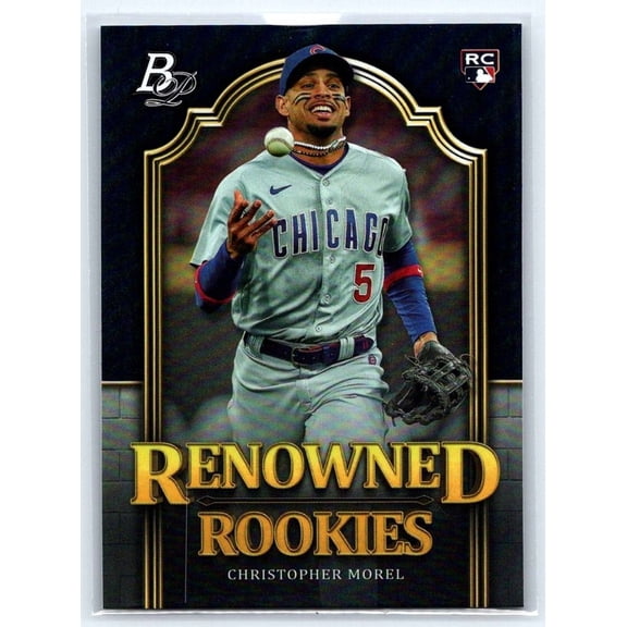 2023 Bowman Platinum Renowned Rookies RR-16 Christopher Morel Chicago Cubs Baseball Card