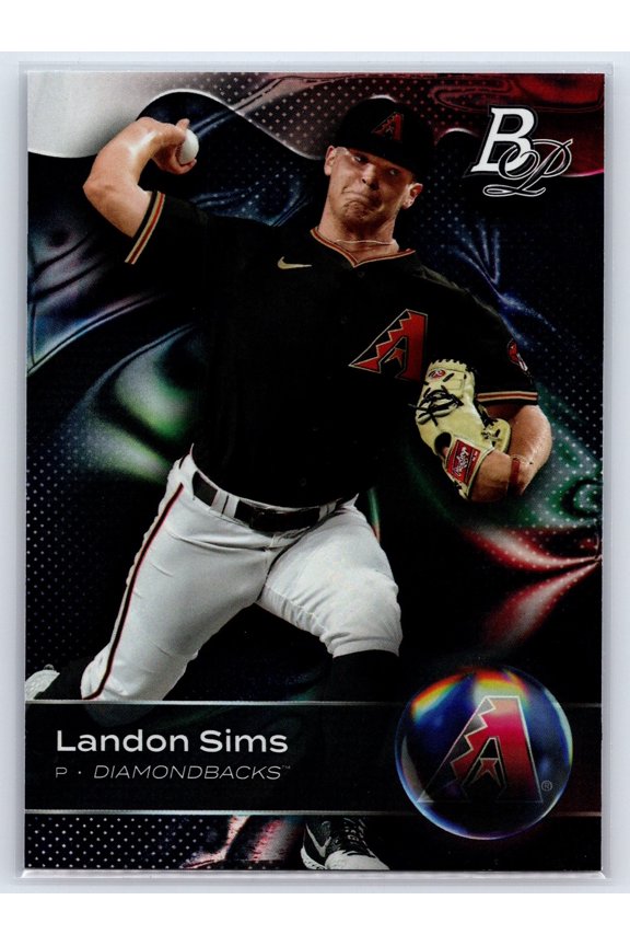 2023 Bowman Platinum Trading Card Landon Sims Arizona Diamondbacks Top Prospects TOP-94
