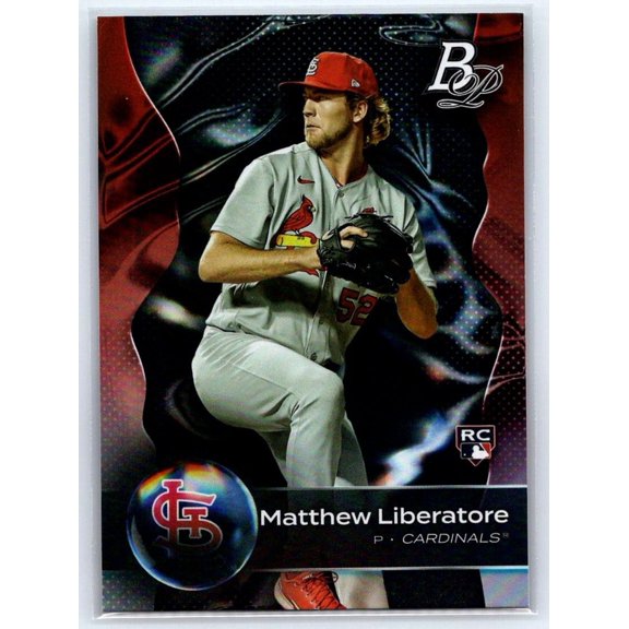 2023 Bowman Platinum Matthew Liberatore #9 RC St. Louis Cardinals Baseball Card