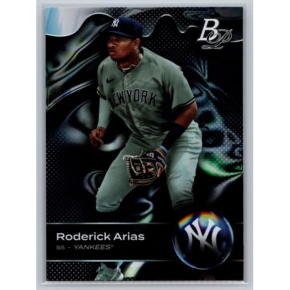 2023 Bowman Platinum Top Prospects Roderick Arias New York Yankees #TOP-43 Baseball Card