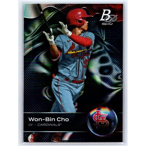2023 Bowman Platinum Top Prospects Won-Bin Cho #TOP-92 St. Louis Cardinals Baseball Card