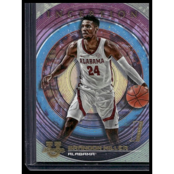 2023 Topps Bowman U Inception Brandon Miller Alabama Crimson Tide #49 Basketball Card