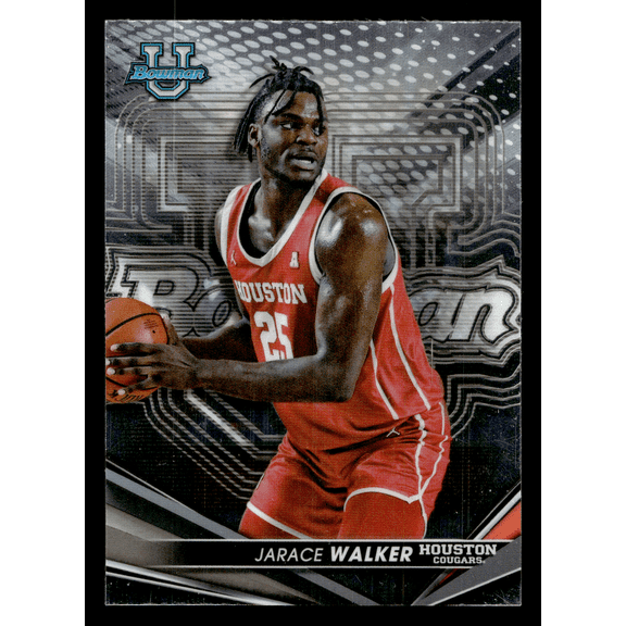 2023 Bowman University Best Jarace Walker #96 Houston Cougars NCAA Trading Card