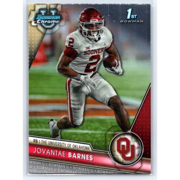 2023 Bowman University Chrome Jovantae Barnes #196
