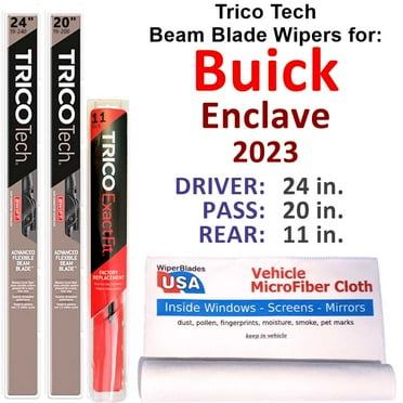 2023 Buick Enclave Beam Blade Wipers (Set of 3) w/Rear Wiper