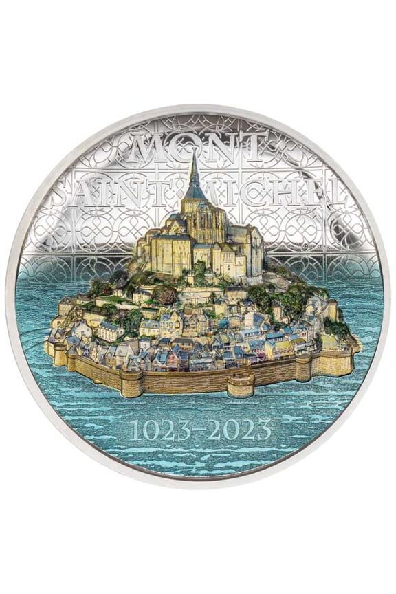 2023 CIT Mont Saint Michel 5 oz Ultra High Relief Proof Silver Coin - 30297