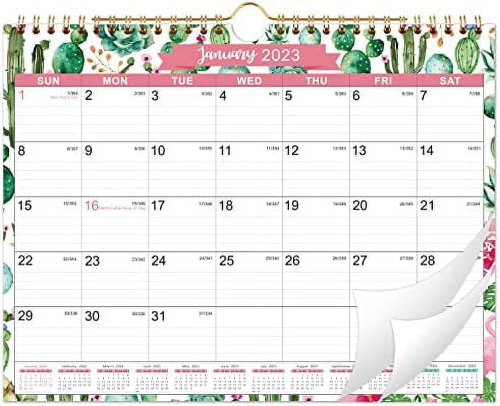 2023 Calendar - Monthly Wall Calendar 2023 From January - December 2023 