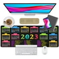 thumbnail image 1 of 2023 Calendar Mouse Pad, Large Non-Slip Rubber with Stitched Edges Calendar Mousepad for Computer, Laptop, Office, Home - (31.5x11.8 in), 1 of 6