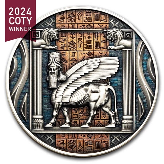 2023 Cameroon 2 oz Silver Antique Sumerian