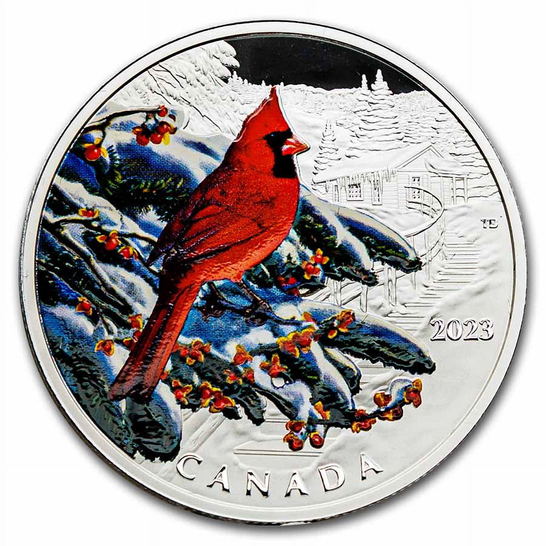2020年 カナダ 5ドル銀貨 リメンブランスデー 赤いポピー SP70 2023 Canada 1 oz Silver $20 Colorful Birds: Northern Cardinal