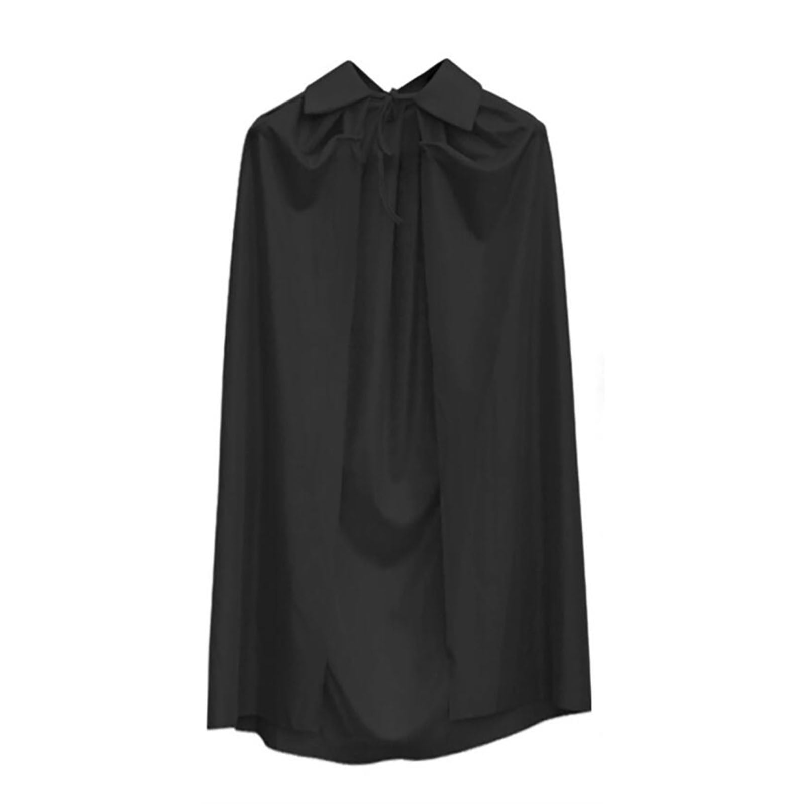 2023 Cape Cos Witch Robe Party Adult Children Single Black Stand Collar ...