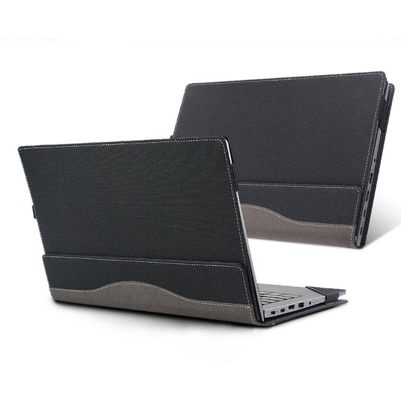 2023 Case for Lenovo ThinkPad E15 Gen 2/3/4 Laptop Sleeve 15 Detachable 15.6 Inch Notebook Cover Bag Protective Skin Shell (Dark grey,ThinkPad E15 Gen 4)