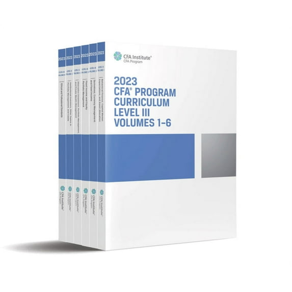 2023 Cfa Program Curriculum Level III Box Set (Paperback)