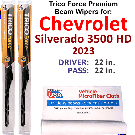 2023 Chevrolet Silverado 3500 HD Performance Beam Wipers (Set of 2)