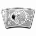 thumbnail image 1 of 2023 China 30 gram Silver Lunar Rabbit Proof Fan Shape Coin, 1 of 4
