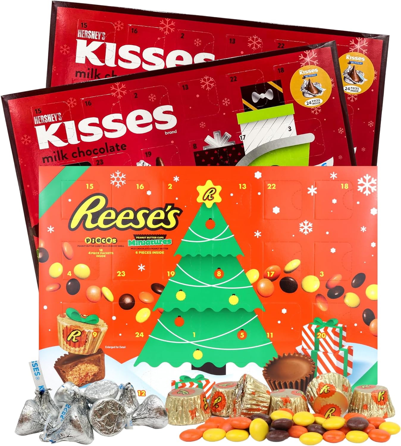 2023 Chocolate Advent Calendar Countdown to Christmas Tracker for Boys